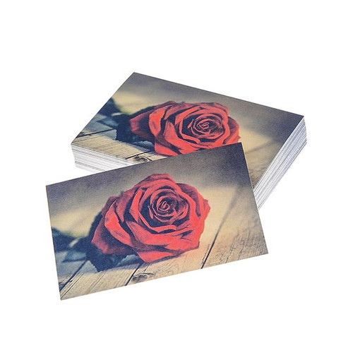 Florist Cards Small Red Rose Board