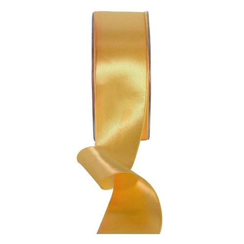 Double Satin Ribbon 38Mm Bright Gold