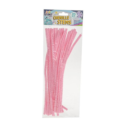 Chenille Stems  Pink