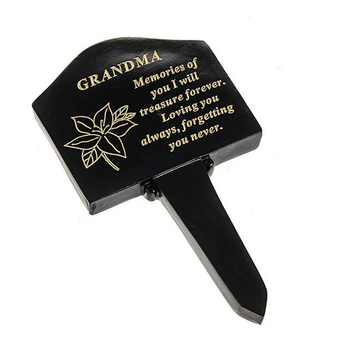 Stake Grandma Black/Gold Lily