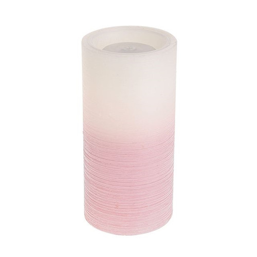 Fluora Led Aqua Flame Pillar Pink