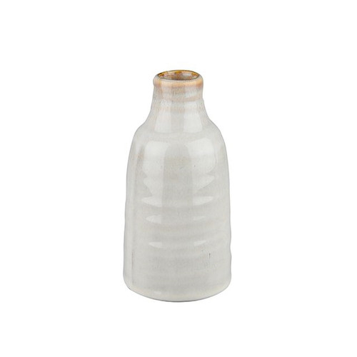 Ella Bud Vase Ceramic Cream 12.5Cm