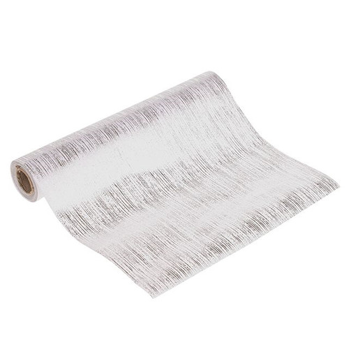 Table Runner Silver White 3M