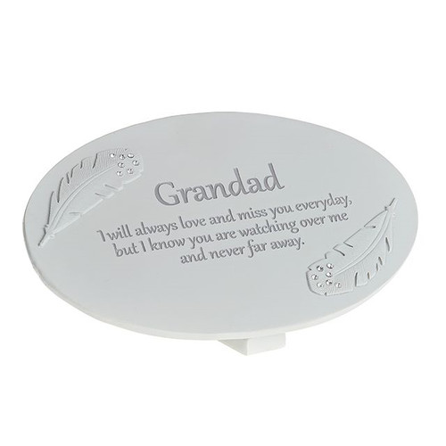 Thoughts Of You Resin Memorial Plaque - Grandad