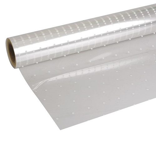 Cellophane Dot White 35micron 80cm 100m