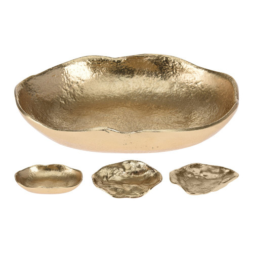 Bowl Gold L15cm 3 Assorted