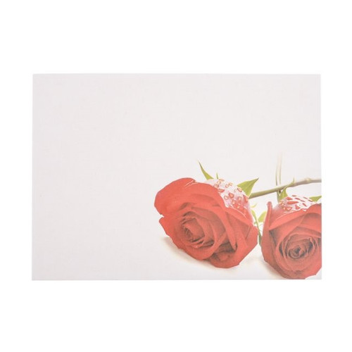 Oasis Lrg Card Rmbr Red Rose X9