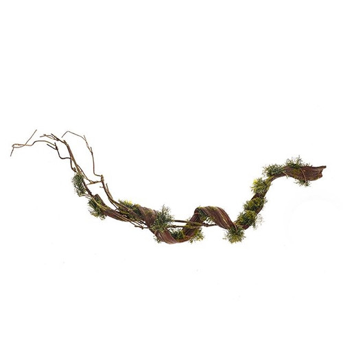 Twig Garland Wired With Moss