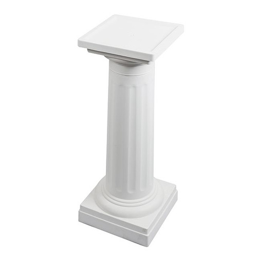 Roman Plastic Pillar White 83Cm