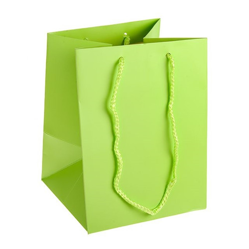 Hand Tie Bag Lime Green 25Cm  X10