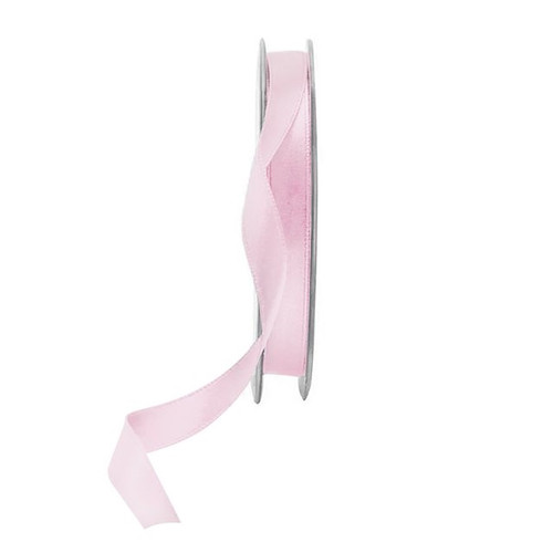 Double Satin Ribbon 10Mm Baby Pink