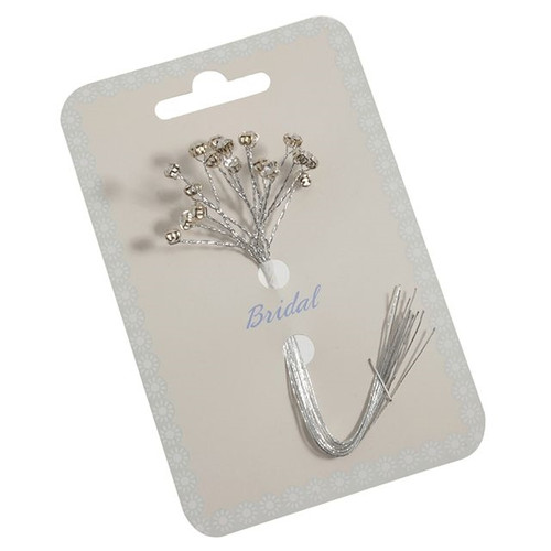 Diamante Branch Medium Silver