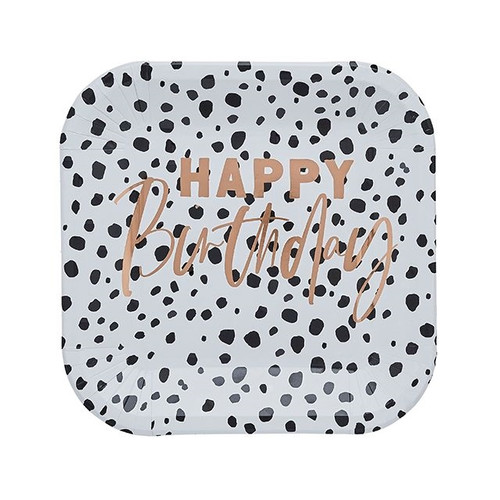 Paper Plates Birthday Dalmatian Pack Of 10