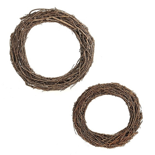 Wreath Natural Pine Twig S2