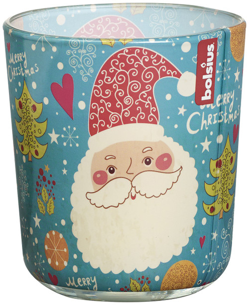 Scented Vanilla glass - Christmas Happy Santa 80/73