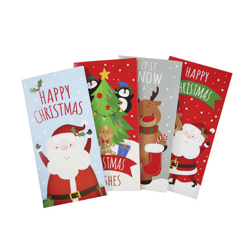 Christmas Cute Money Wallet 4pk