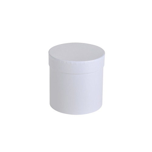 Pearl White Small Hat Box - D13cm x H14cm