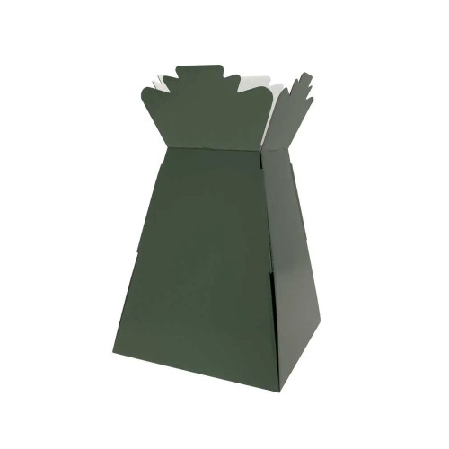 Super Pearlised Dark Green Living Vase (X30)