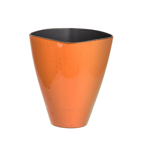 BFA Maple Pot Sqr 17Cm Orange Recyclable Plastic