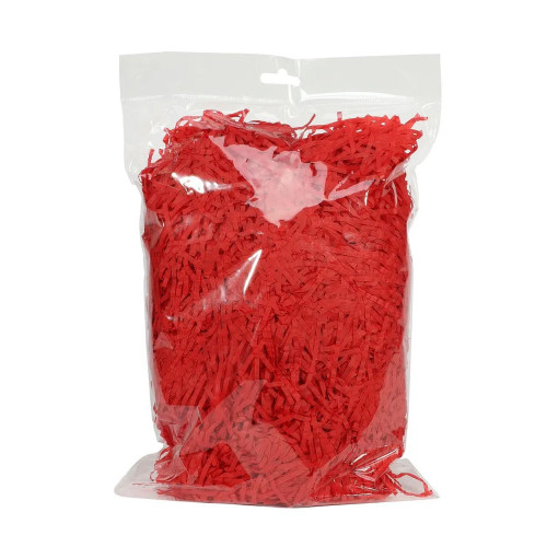 Red Shredded Tissue Paper - 100 Grams