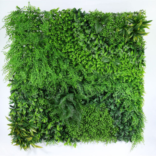 Exterior Wave Green Wall - UV Resistant - 1m x 1m