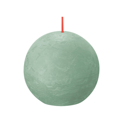 Bolsius Rustic Ball Candle 76mm - Sage Green