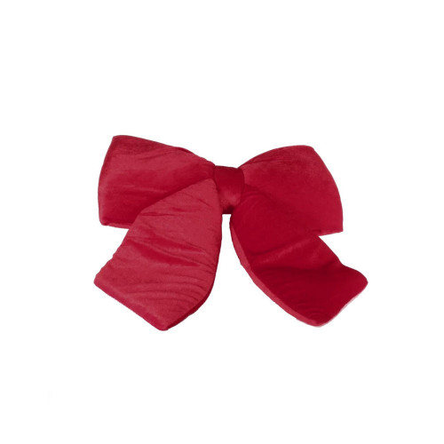 Burgundy Plush Bow 10"x11" (28cm)