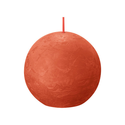 Bolsius Rustic Ball Candle 76mm - Earthy Orange