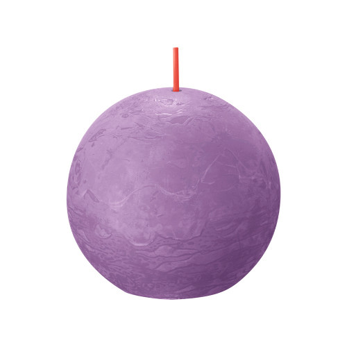 Bolsius Rustic Ball Candle 76mm - Vibrant Violet