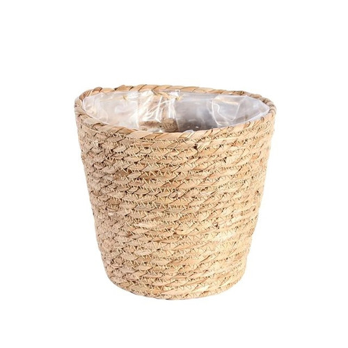 Seagrass Natural Basket Round 19 cm