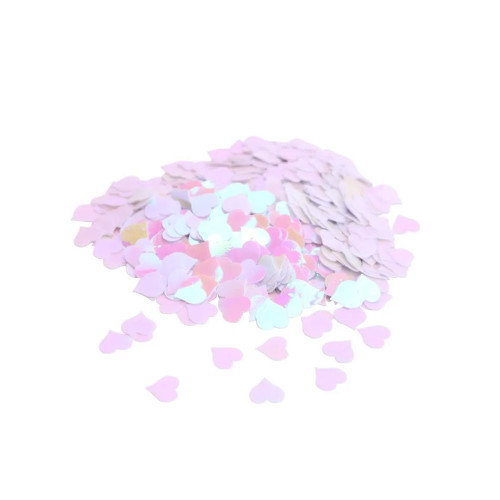 Confetti Hearts Iridescent