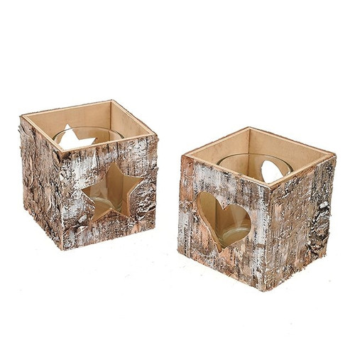Woodland Candle Holders 2 Ast