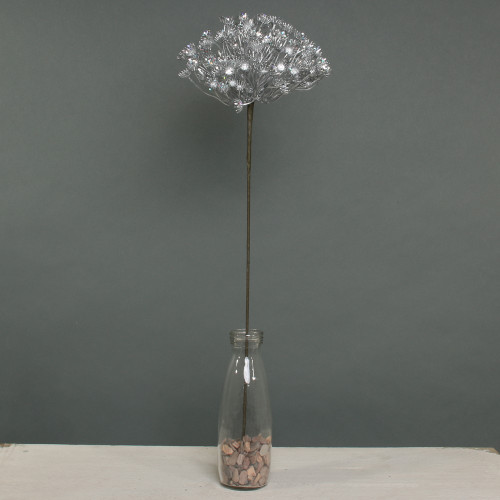 Metallic Allium with giltter Silver