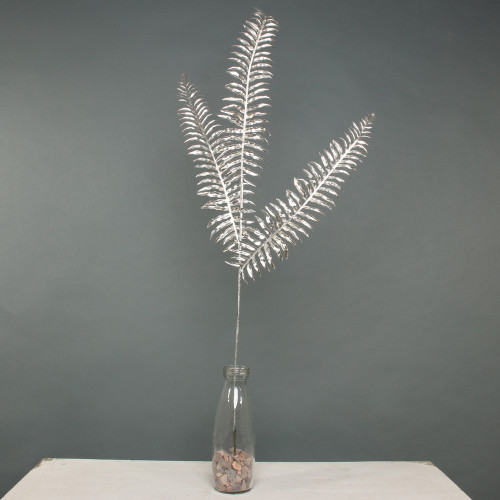 Metallic Fern spray x 3 stem Champagne 