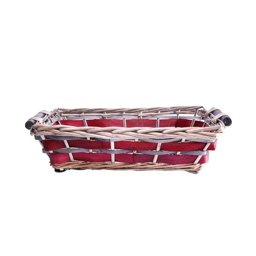 Rect  Red Two Tone  Tray    