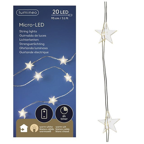 LED Micro Star Lights Ind White