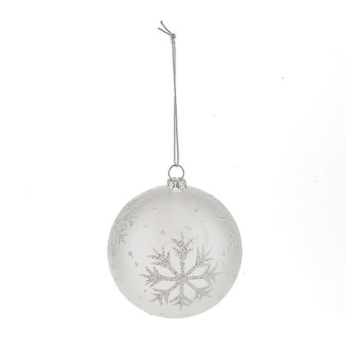 Bauble Frost Snowflake 8 cm 