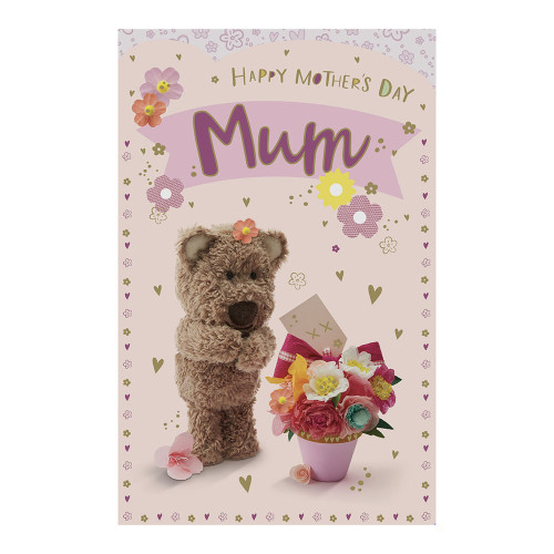 Mum Fluffy Barley Mother's Day Card