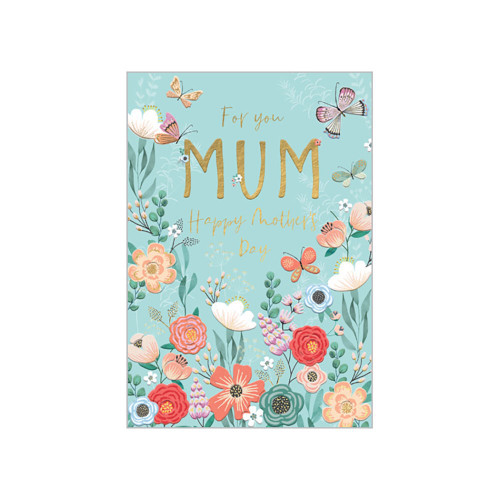 Wild Flower Mother's Day Card