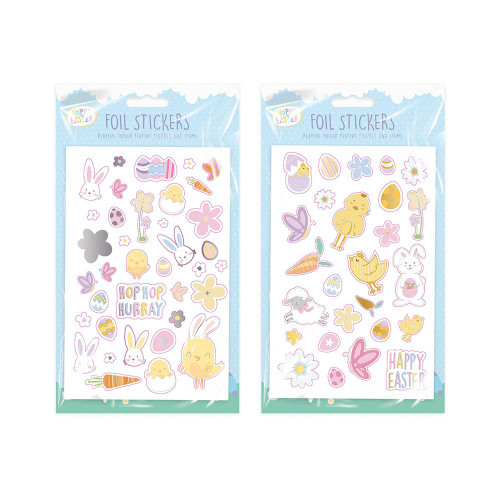 Easter Foil Finish Stickers