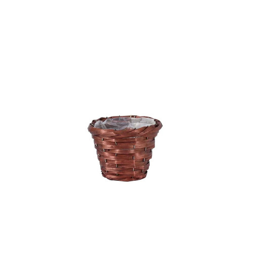 17cm Round Woodhouse Basket - Nut Brown