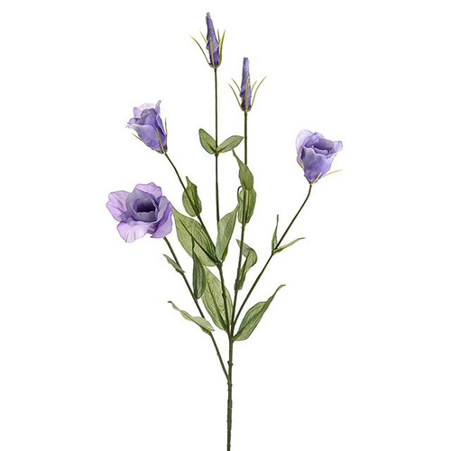 Olivia Lisianthus Spray Lilac 78Cm