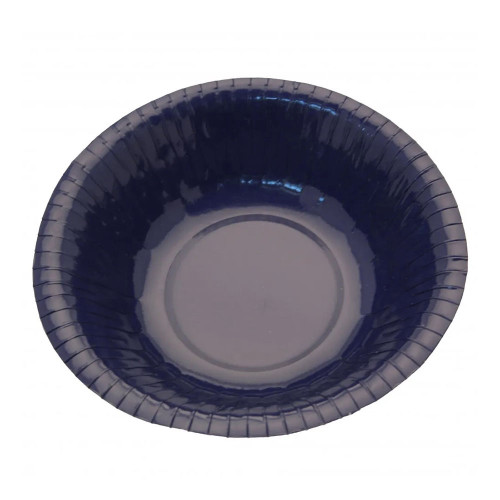 Dark Blue Paper Bowl Pk8 7Inch