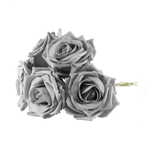 Foam Open Tea Rose Grey  X 5