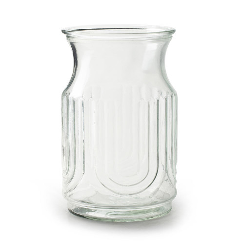 Vase toby clear H20 D12.5 cm