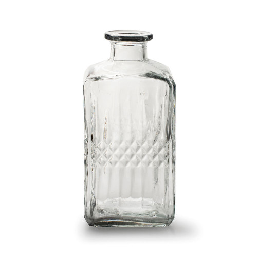 Bottle vase 'cubico' h19 d9x9 cm