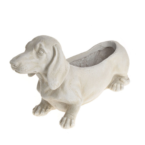 Fibre Clay Pot Dog