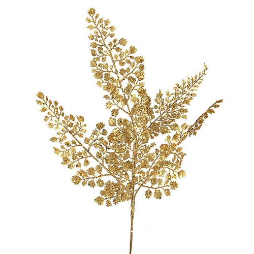 Maidenhair Fern Spray Gold 46 cm 