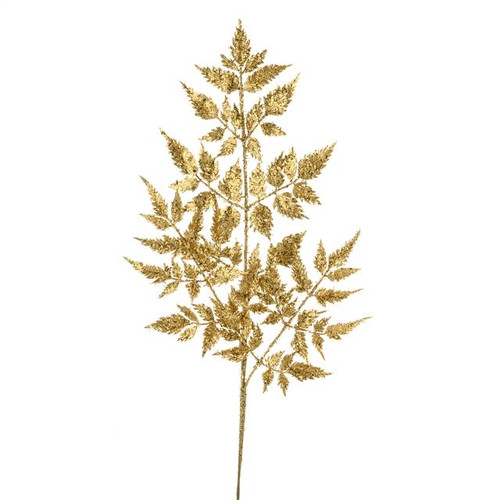 Lustre Leaf Spray Gold 53 cm 