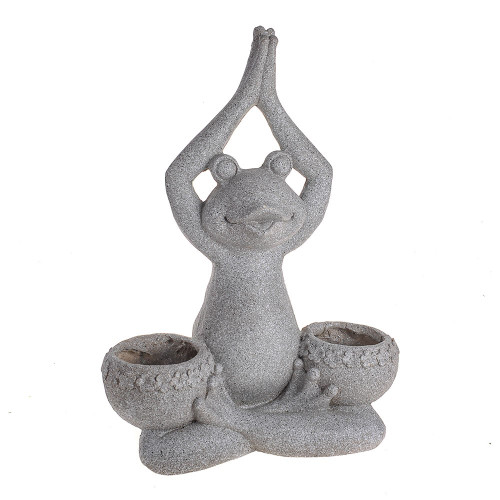 Meditating Frog Planter